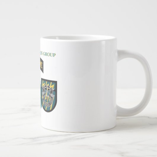 第12特殊部隊のグループのジャンボマグ ジャンボコーヒーマグカップ (右)