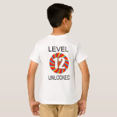 第12誕生日コンピュータゲーマー Tシャツ (裏面フル)