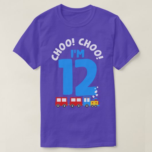 第12誕生日チョオトレイン Tシャツ (デザイン正面)