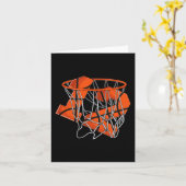 第12誕生日バスケットボールキッズ カード (黄色い花)