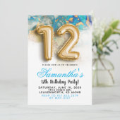 第12誕生日勾配招待状 招待状 (スタンド正面)