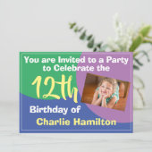 第12誕生日招待状(写真あり) (スタンド正面)