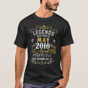 第12誕生日生まれレジェンド2010年5月12年 Tシャツ