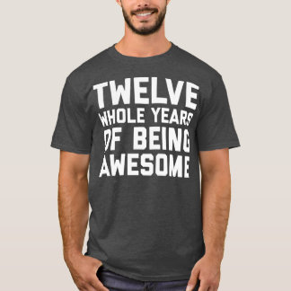 第12誕生日贈与年齢12歳の男の子少女ソン Tシャツ