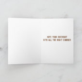 第12誕生日12のひものギターカード カード (内部)