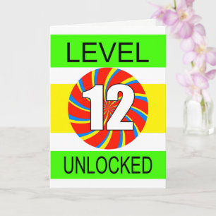 第12誕生日Computer Gamer カード