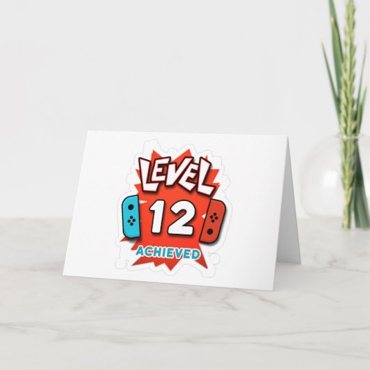 **第12**誕生日カードの特別な男の子 カード (正面)