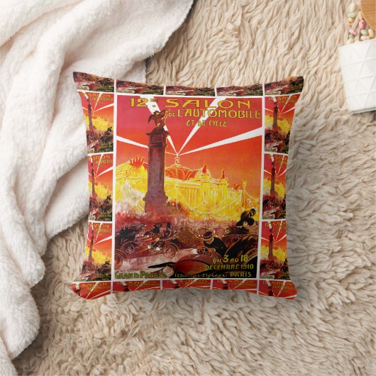 第12 l'Automobileサロンdeとdu Cycle クッション (ブランケット)