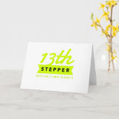 第13ステップSobriityフェローシップ回復 カード (黄色い花)