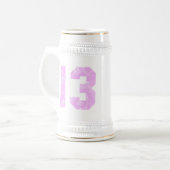 第13バースデー・プレゼント ビールジョッキ (正面左)