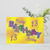 第13パーティの招待状 招待状 (スタンド正面)