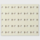 第13レースに似た2枚の写真ハート枠 ラッピングペーパー (フラット)