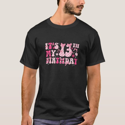 第13回コケットをテーマにした誕生日13歳 Tシャツ (正面)