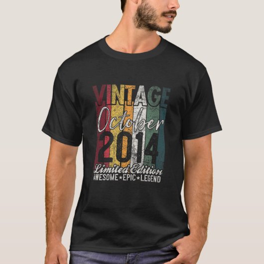 第13回ヴィンテージ限定版2008誕生日ギフト13 Tシャツ (正面)