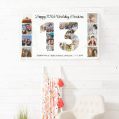 第13回誕生日パーティー第13回写真コラージュ 横断幕 (インサイチュ)