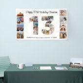 第13回誕生日パーティー第13回写真コラージュ 横断幕 (トレードショー)