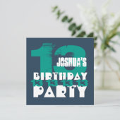 第13回誕生日パーティー13歳グランジZ13A 招待状 (スタンド正面)