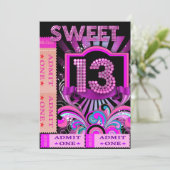 第13回Sweet 13誕生日パーティーチケット入場料 招待状 (スタンド正面)