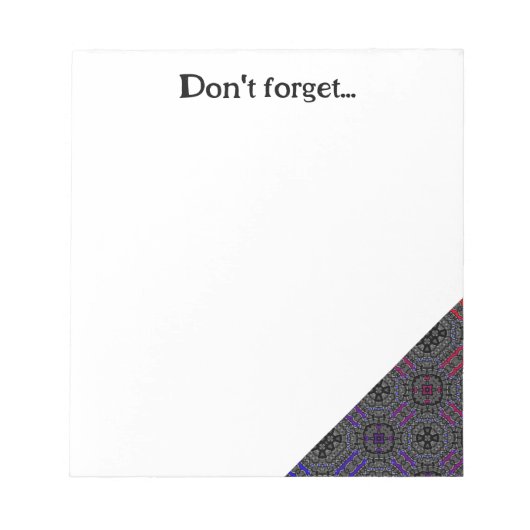 第13巻万華鏡のように千変万化するパターン第7巻 ノートパッド (正面)