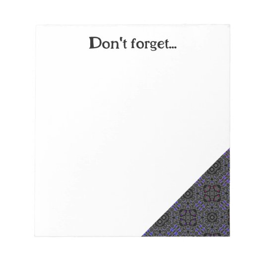 第13巻万華鏡のように千変万化するパターン第8譜 ノートパッド (正面)