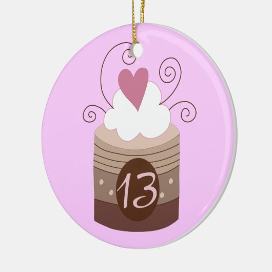 第13彼女のための誕生日プレゼントのアイディア セラミックオーナメント (左)