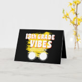 第13級ビーブスシャツ新学期初日 カード (黄色い花)