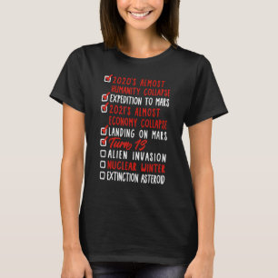 第13誕生日エイリアン侵襲核戦消滅法 Tシャツ