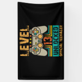 第13誕生日ギフト少年レベル13ロック解除公式 横断幕 (縦)