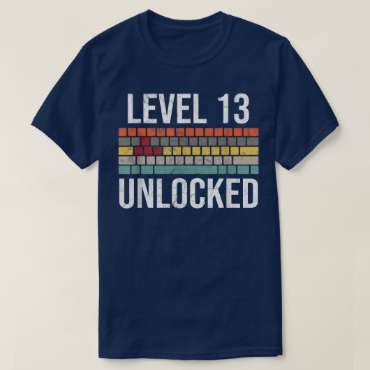 第13誕生日ゲーマー誕生日ボーイズ13 Unl Tシャツ (デザイン正面)