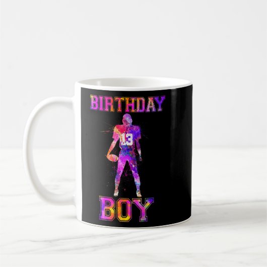 第13誕生日サッカーテーマパーティーの装飾13 コーヒーマグカップ (左)