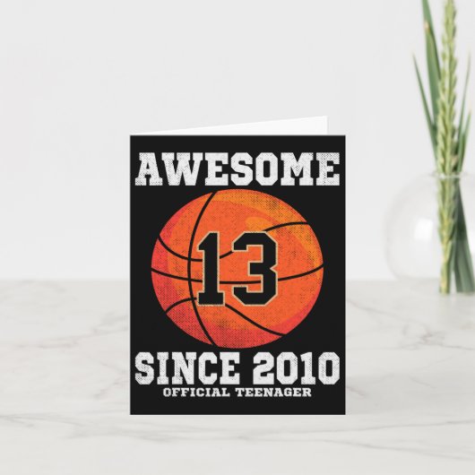 第13誕生日ビスケットビルファン13年旧公式 カード (正面)