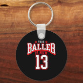 第13誕生日ビスケットビル恋人13歳Bday キーホルダー (正面)