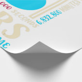 第13誕生日子供へシャツギフト年齢13歳 ラッピングペーパー (角)