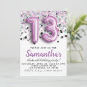 第13誕生日招待状 招待状 (スタンド正面)