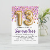 第13誕生日招待状 招待状 (スタンド正面)