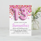 第13誕生日招待状 招待状 (スタンド正面)