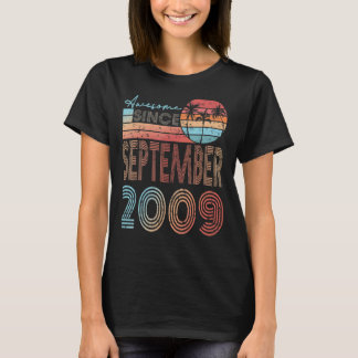 第13誕生日素晴らし2009年9月以来13年 Tシャツ