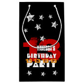 第13誕生日黒赤白星K02Z スモールペーパーバッグ (裏面)