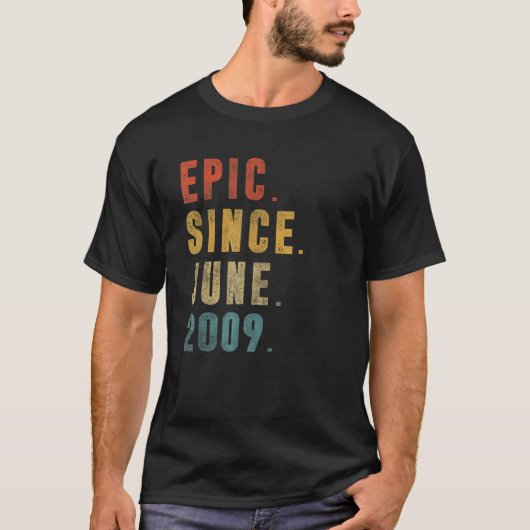 第13誕生日13歳エピック2009年6月以来Vin Tシャツ (正面)