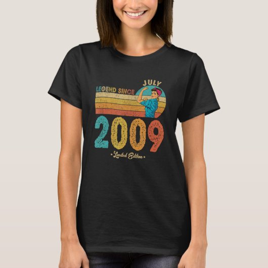 第13誕生日2009年6月伝説2009年13年 Tシャツ (正面)