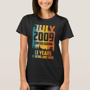 第13誕生日2009素晴らし年7月以来13年Vin Tシャツ