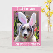 ***第13誕生日***私は「あなた」に耳を傾けた カード (黄色い花)