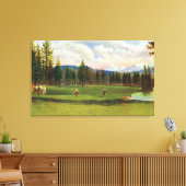 第14グリーンの表示 キャンバスプリント (インサイチュ (リビング))