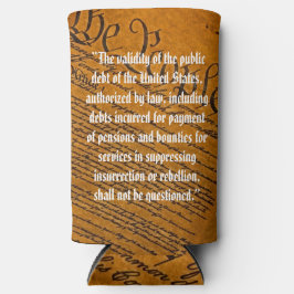 第14回修正公的債務 スリム缶クーラー