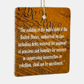 第14回修正公的債務 セラミックオーナメント (右)