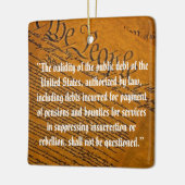 第14回修正公的債務 セラミックオーナメント (左)