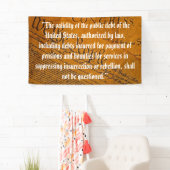 第14回修正公的債務 横断幕 (インサイチュ)