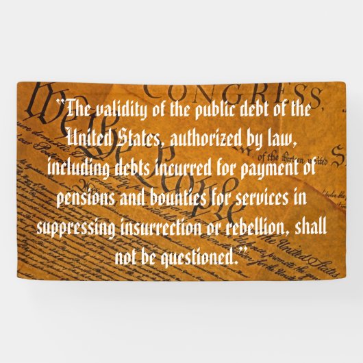 第14回修正公的債務 横断幕 (横)