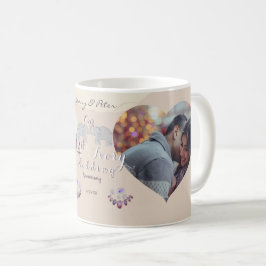 第14回記念結婚アイボリーコーヒーマグ コーヒーマグカップ