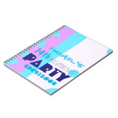 第14回誕生日会のゲストブックの歯 ノートブック (左側)